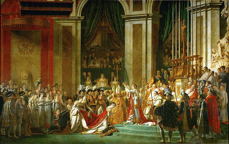 Things you must see at the Louvre Museum - The Coronation of Napoleon