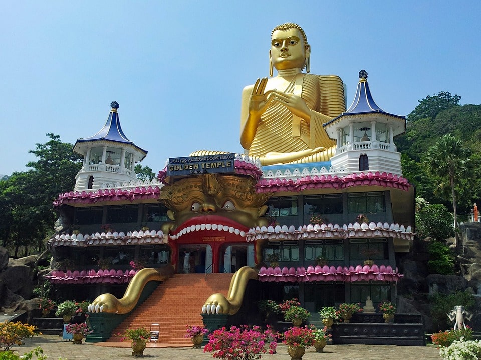 Golden Temple of Dambulla Sri Lanka